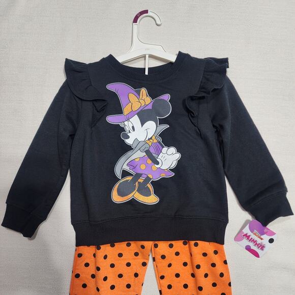 Minnie mouse Halloween pajama set toddler size 3T girl - Picture 2 of 9